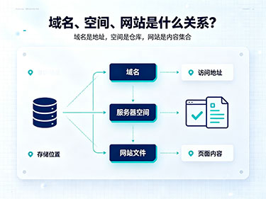 域名空間網(wǎng)站關(guān)系
